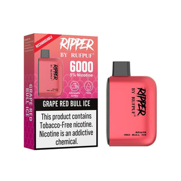 Rufpuf Ripper Grape Red Bull Ice Disposable